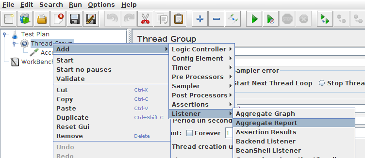 Add Aggregate Report
