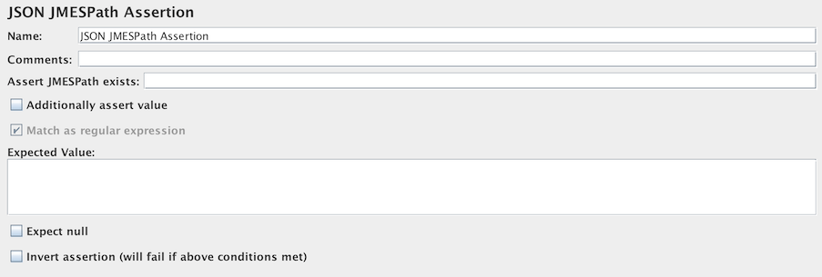 JSON JMESPath Assertion