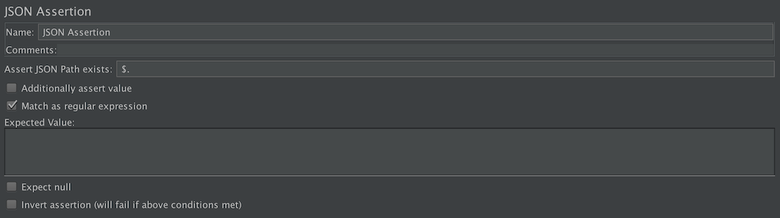 JSON Assertion