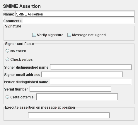 SMIME Assertion