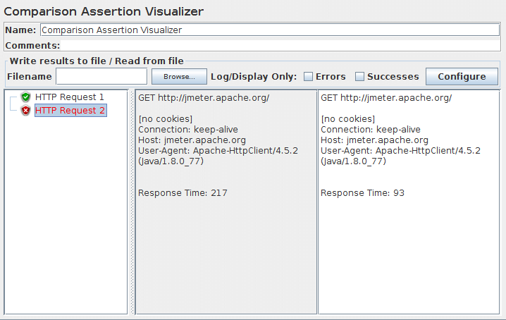 Comparison Assertion Visualizer