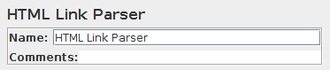 HTML Link Parser