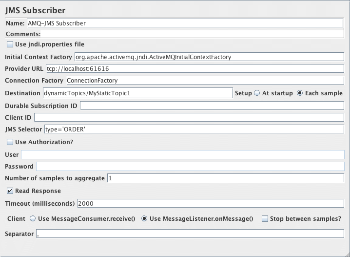Figure 11.2. JMS Subscriber