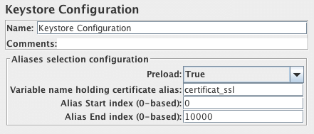 Keystore Configuration