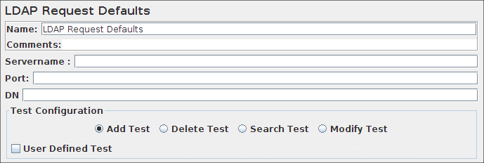 LDAP Request Defaults