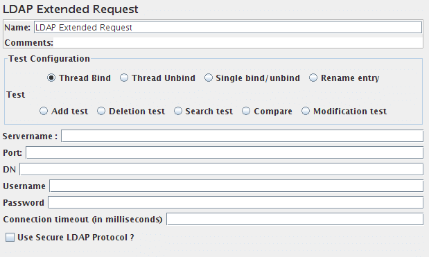 LDAP Extended Request