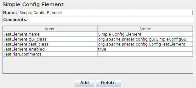 Simple Config Element