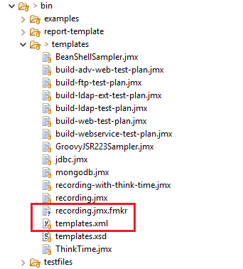 Figure 1 - template folder