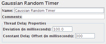 Gaussian Random Timer