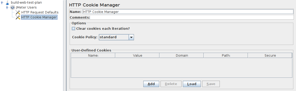 Figure 4.5. HTTP Cookie Manager