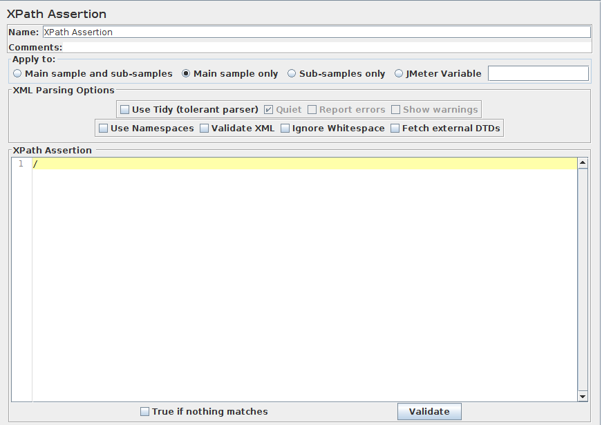 XPath Assertion